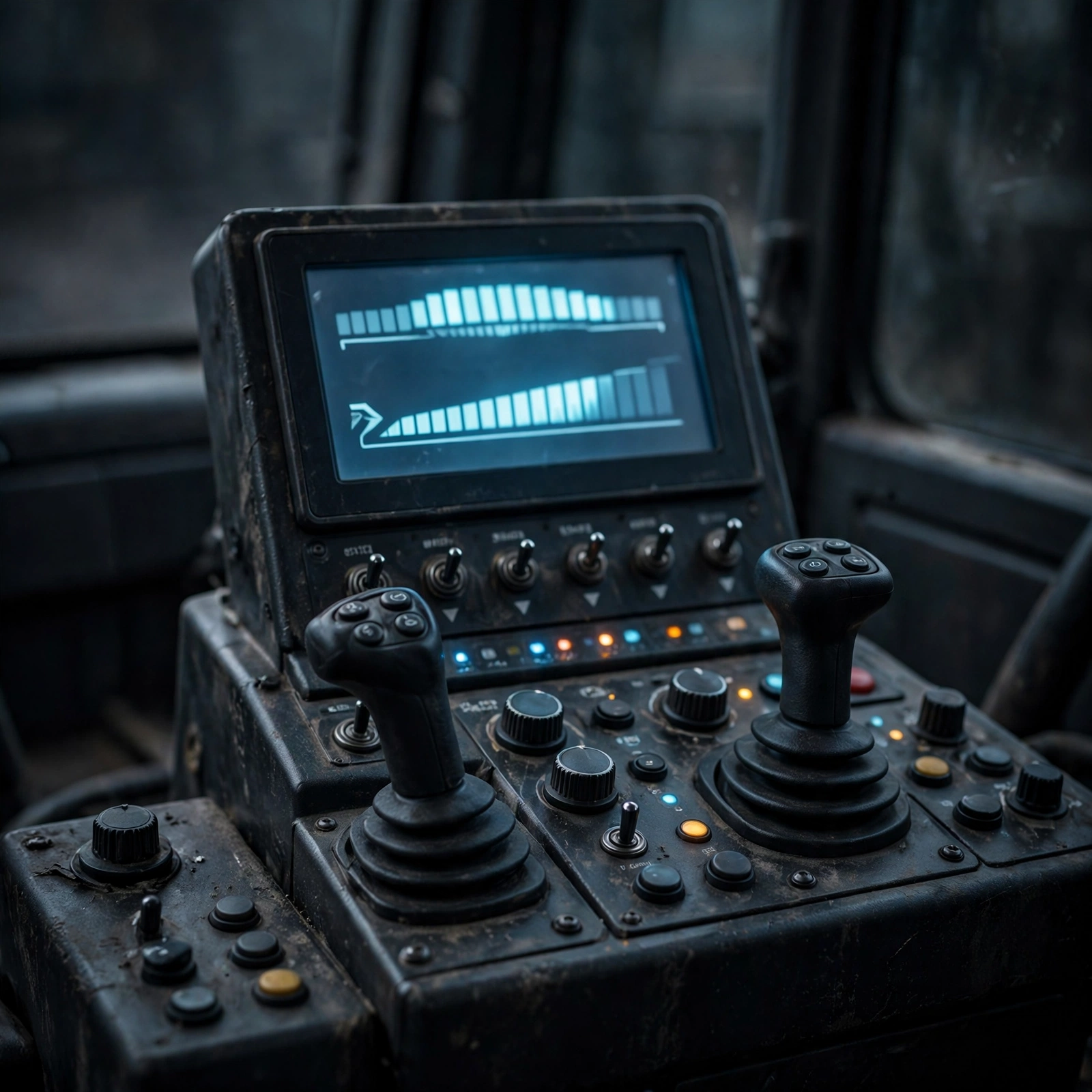 motorgrader controls