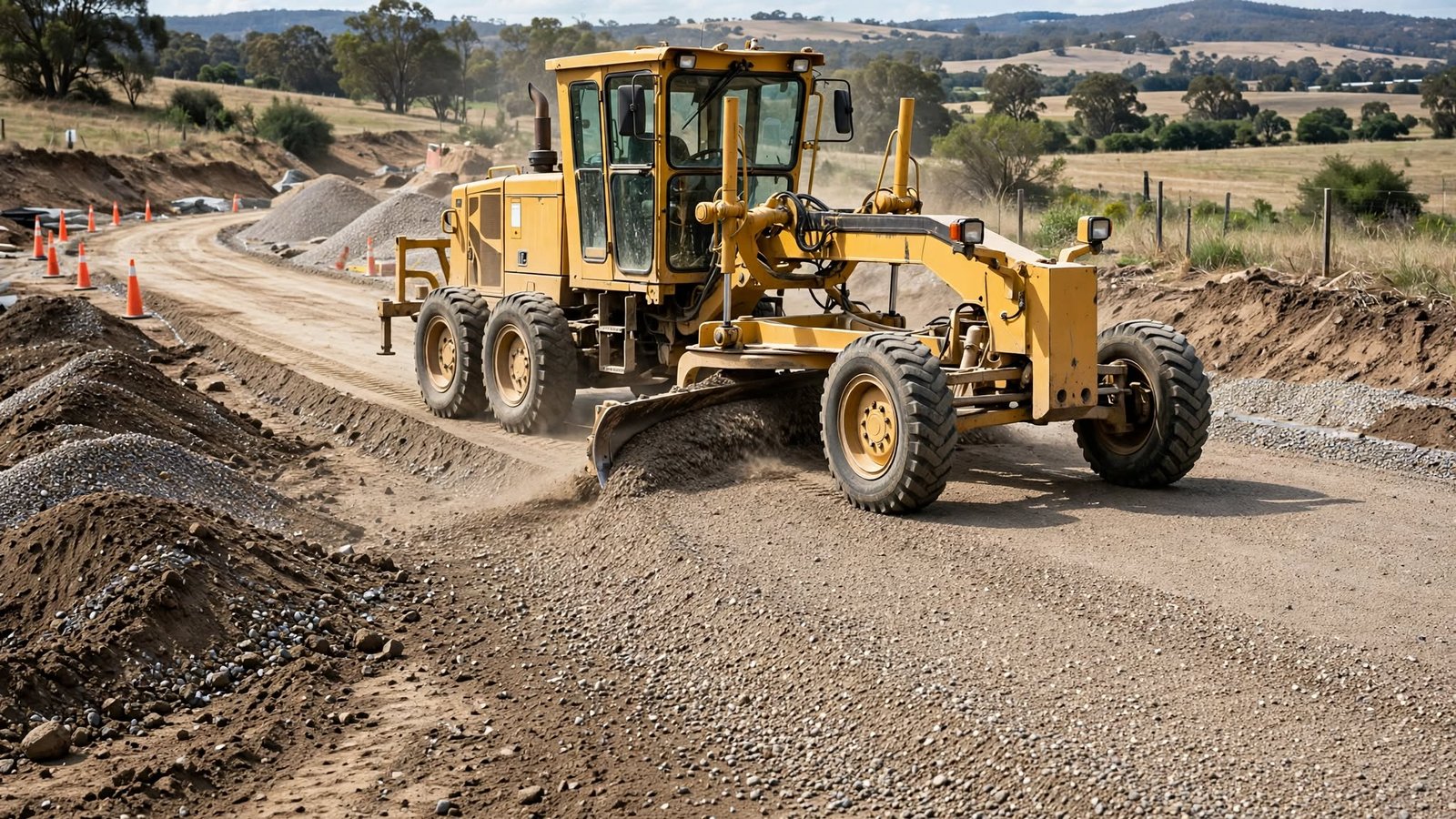 motor grader windrow spreading mistakes