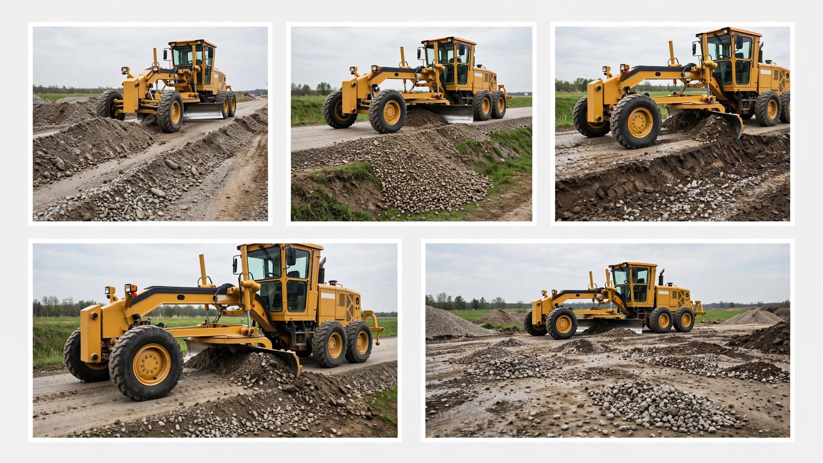 Motor Grader Windrow Spreading Mistakes: 5 Errors That Waste Your Base Material Motor Grader Windrow Spreading Mistakes: 5 Errors That Waste Your Base Material