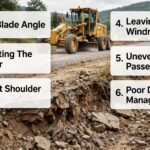 motor grader shoulder maintenance mistakes