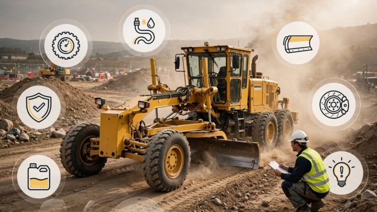 Motor Grader Daily Safety Inspection: 7 Checks That Prevent 20000 Dollar Injuries