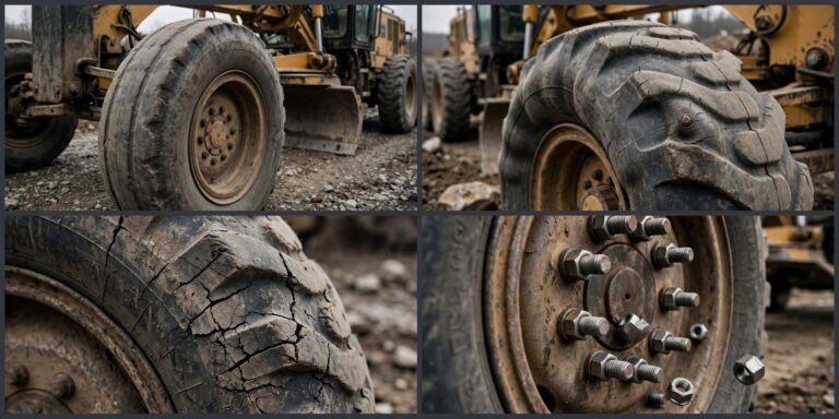 Motor Grader Tire Safety: 4 Deadly Mistakes Most Owners Ignore Daily