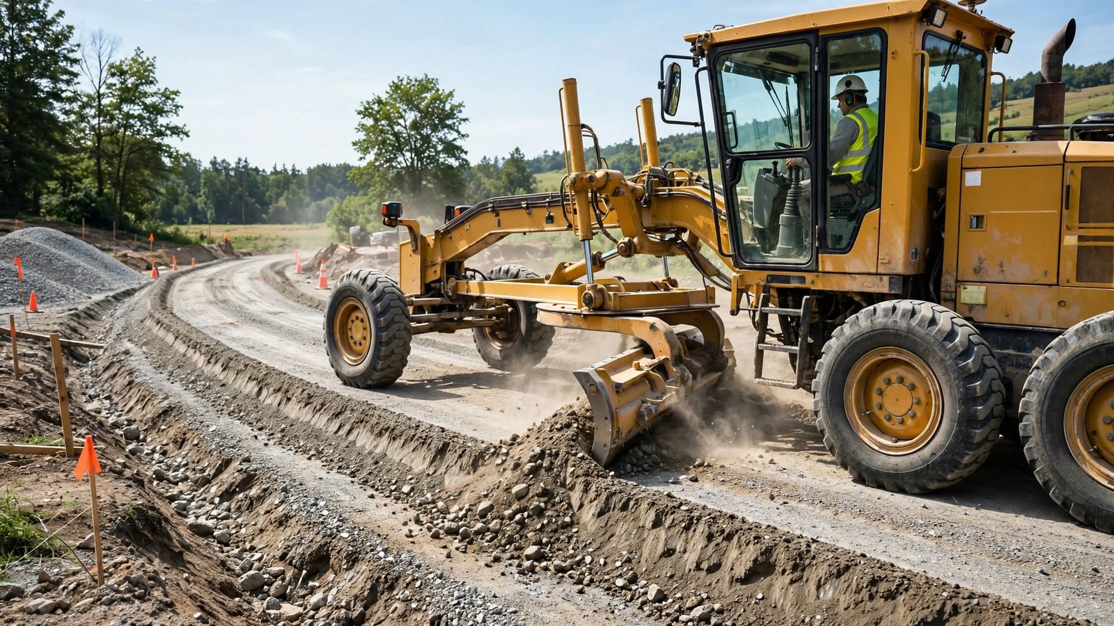 Motor Grader Crown Maintenance Techniques