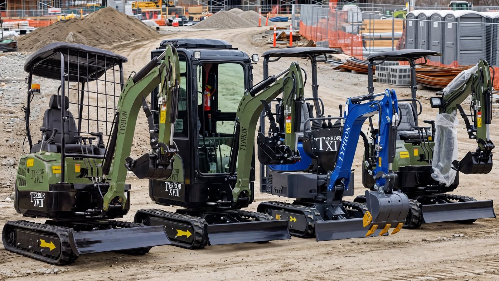 TYPHON Mini Excavators in Action